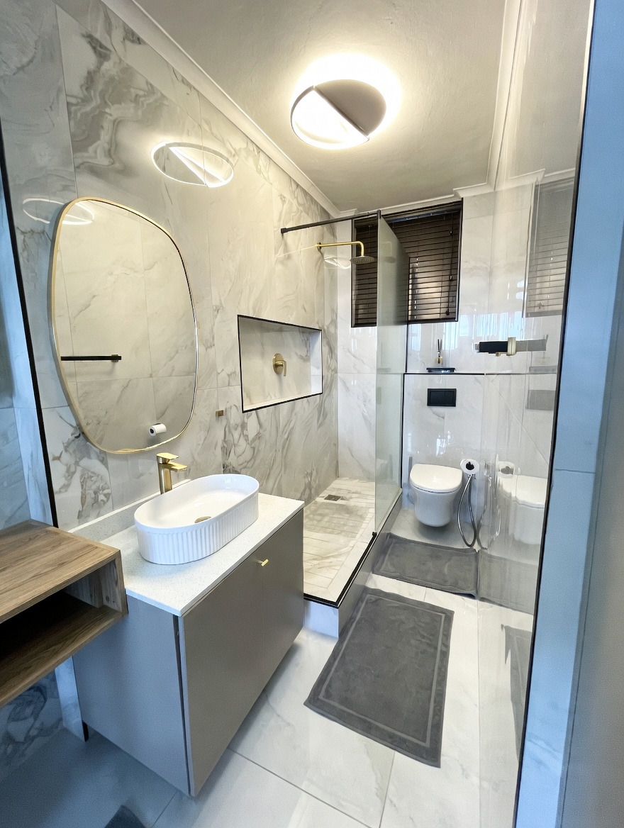 Bathroom one — full view